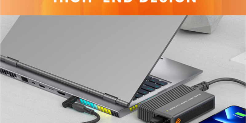 SlimQ F330: A groundbreaking 330W laptop charger designed for gamers and creators